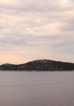 View of island in the adriatic sea, Croatia