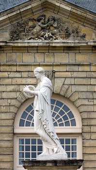 Statue of the victory, the side view