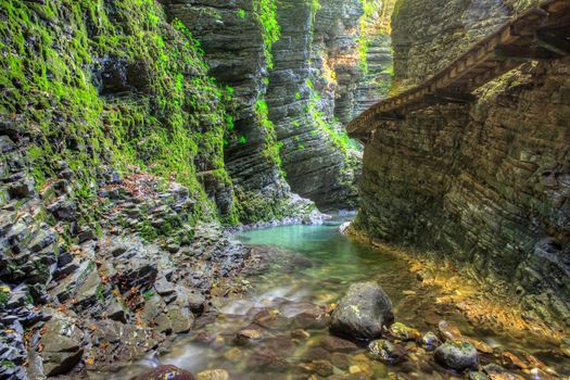 Kozjak waterfall (Slap Kozjak) - Kobarid, Julian Alps in Slovenia