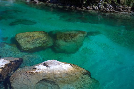 View of Soca river in Slovenia, Europe