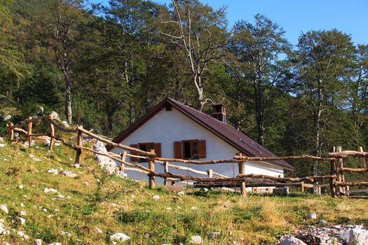 Farm in the Planina razor - Slovenia
