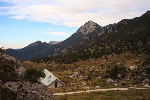 Farm in the Planina razor - Slovenia