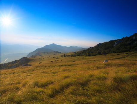 View of the Nanos mountain - Slovenia