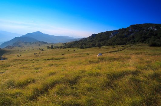 View of the Nanos mountain - Slovenia