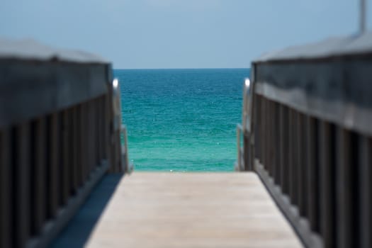 ocean view from a pier