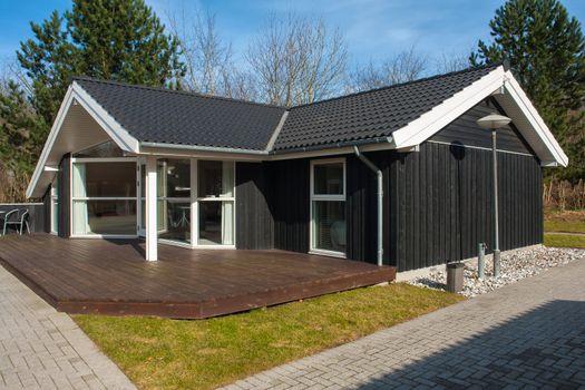 Modern style designed private wooden home summer house