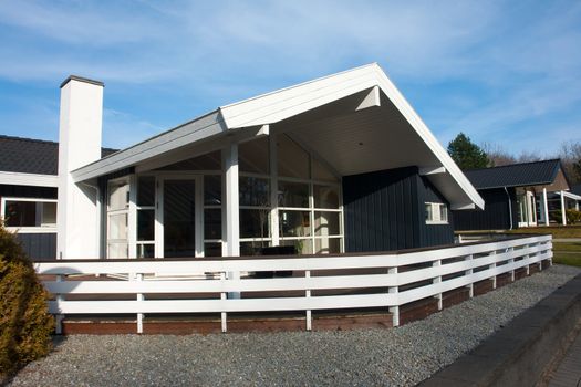  Modern style designed private wooden home summer house              
