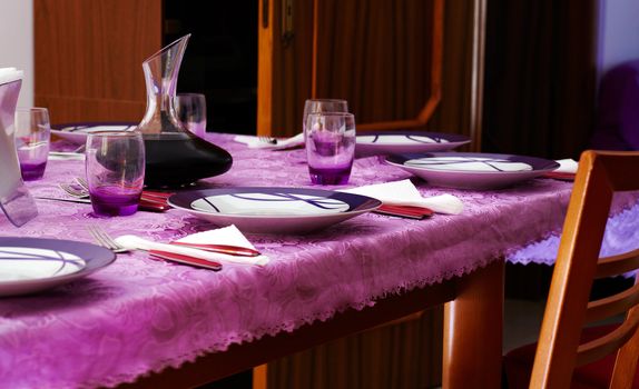 Photo of elegant Table set