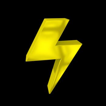 Electric Lightning Icon is a danger warning sign in the institution of security