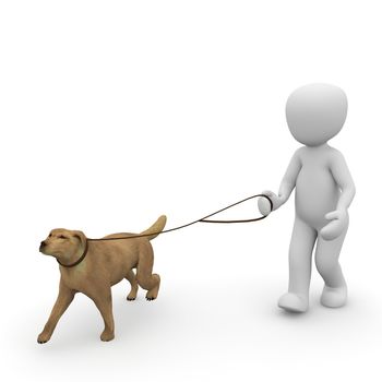 Dogs are very obedient, trusting, loving and always have to go hungry after a walk
