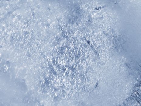 Background texture of ice in closeup.