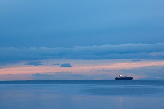 Ship on the sea, Trieste