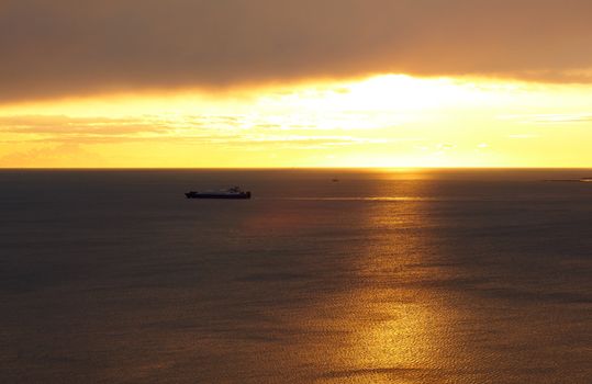 Ship on the sea, Trieste
