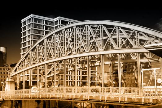 Bridge in Hamburg's Hafen City