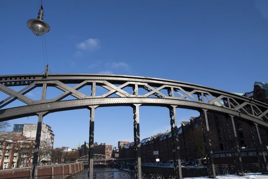 Bridge in Hamburg's Hafen City
