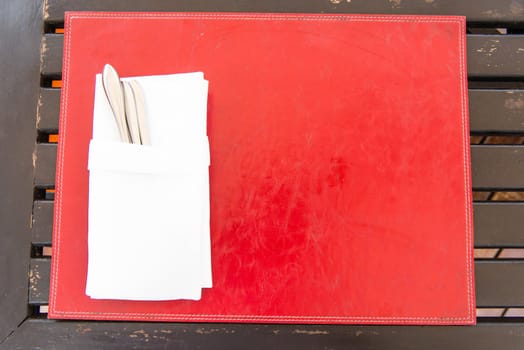 Table leather cloth red texture, can be use for background purposes