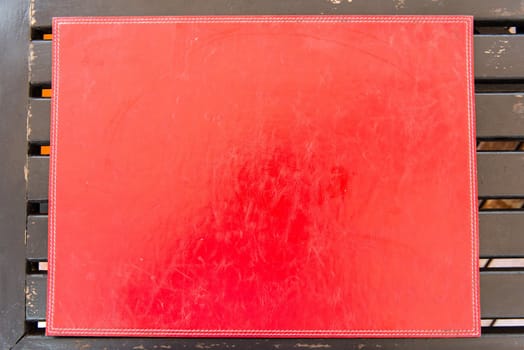 Table leather cloth red texture, can be use for background purposes