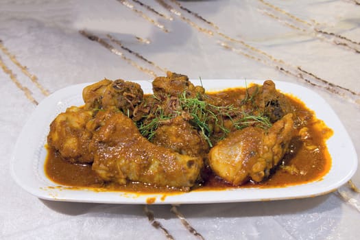 Nyonya Peranakan Chicken Curry Kapitan Dish