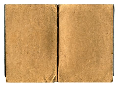 Pages of an Old Book Isolated On The White Background