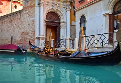 Beautiful water street - Grand Canal in Venice, Italy