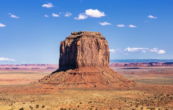one of the famous rocks at Monument Valley, USA