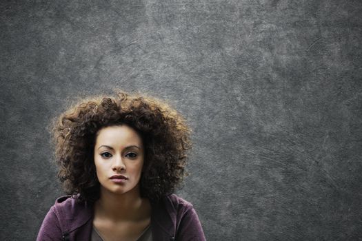 Portrait of young beautiful woman