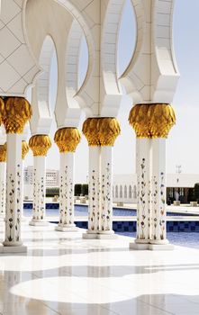 Sheikh Zayed mosque at Abu-Dhabi, UAE