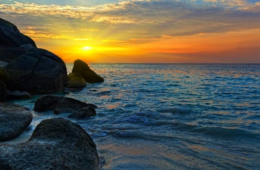 Sunrise over the Andaman Sea, Thailand