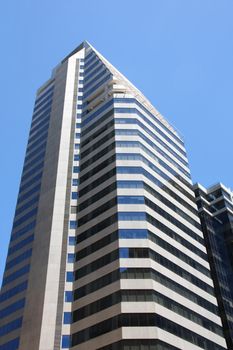 Office building in Perth, Western Australia. Modern skyscraper.