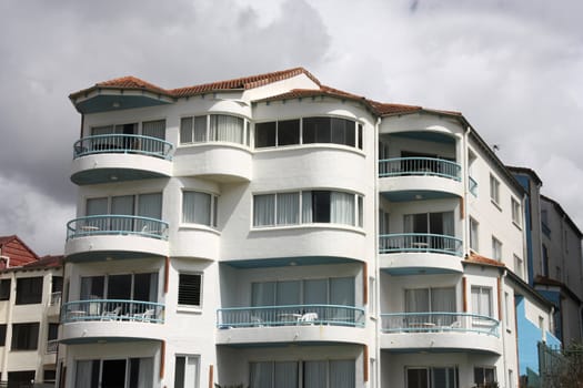 Generic hotel building in Gold Coast region of Queensland, Australia