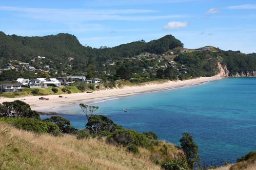 Hahei Beach in Coromandel peninsula. New Zealand - North Island.