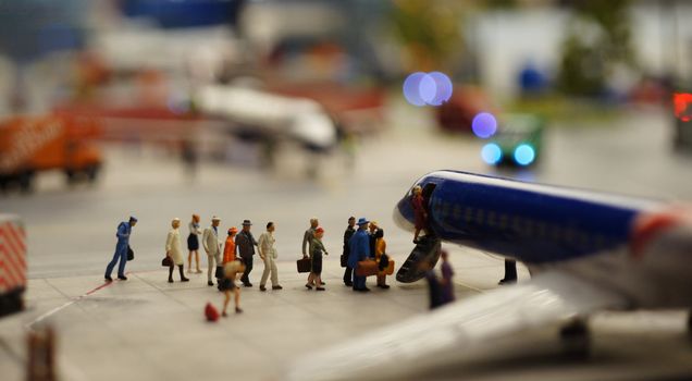 airportPassengers boarding a plane at the airport