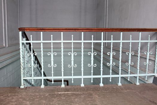 railings interior of the old house