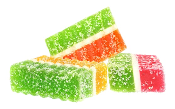 Candy on a white background.