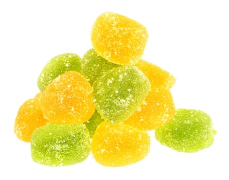 Candy on a white background.