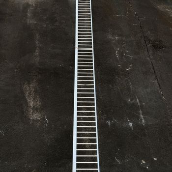 Ladder on a wall to nowhere