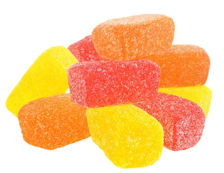 Candy on a white background.