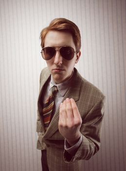 Sleazy Retro Businessman