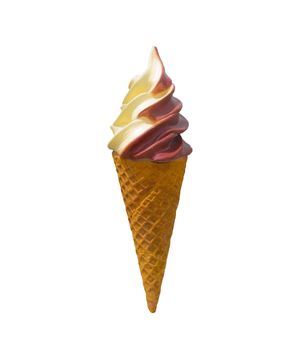 italian ice cream, ice-cream cone