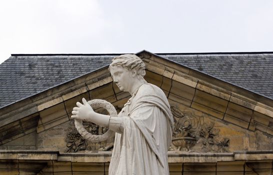 Statue of the victory, the side view