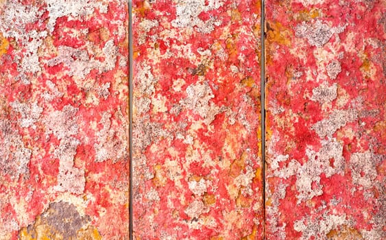 Close up of a red and pink picture