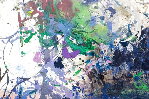 Photo of a painted surface painted with drip