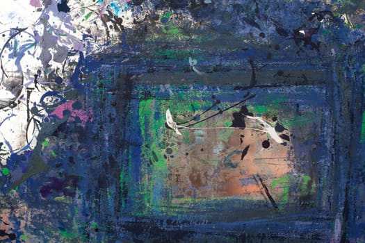 Photo of a painted surface painted with drip