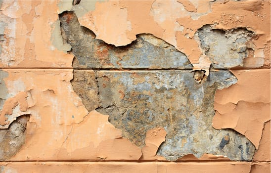 Close up of Cracked wall - background