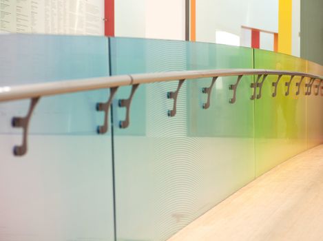 Handrails of Triennale museum - "La rete dei giacimenti del design italiano" exsposition, 2012.
http://www.triennaledesignmuseum.it/mostre
http://www.triennaledesignmuseum.it/giacimenti.html?lang=EN
