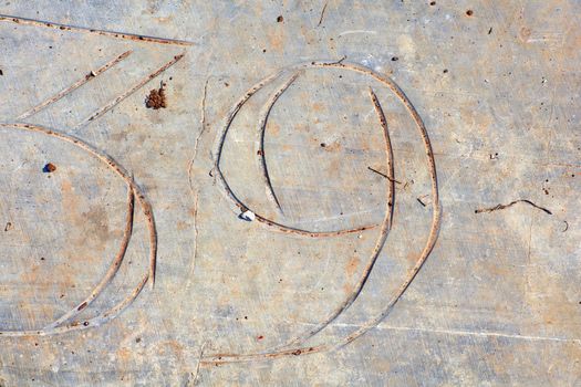 Photo of Numbers thirty-nine etched in stone