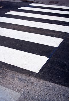 Pedestrian Lane in the city of Trieste