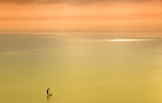 A lot of sailboats on the Trieste sea