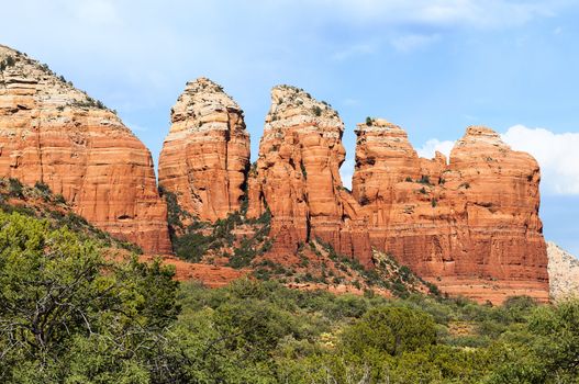 famous chimney rock in Red Rock country, Sedona, USA