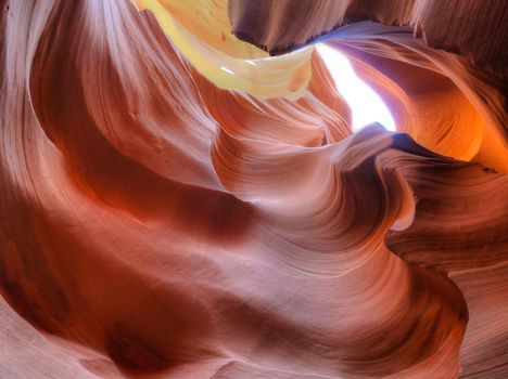 Abstract curves of Antelope Canyon